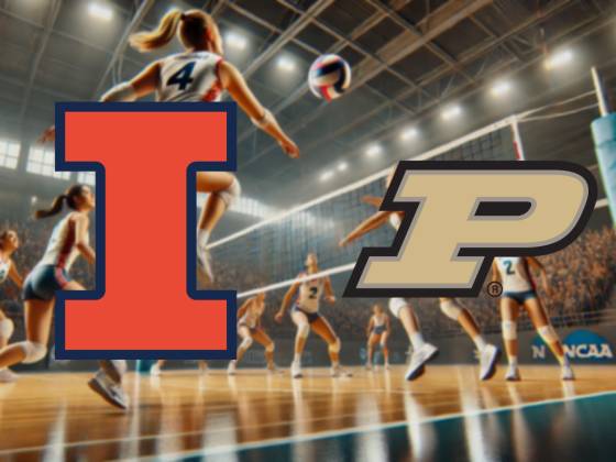 Illinois Fighting Illini at Purdue Boilermakers Women's Volleyball